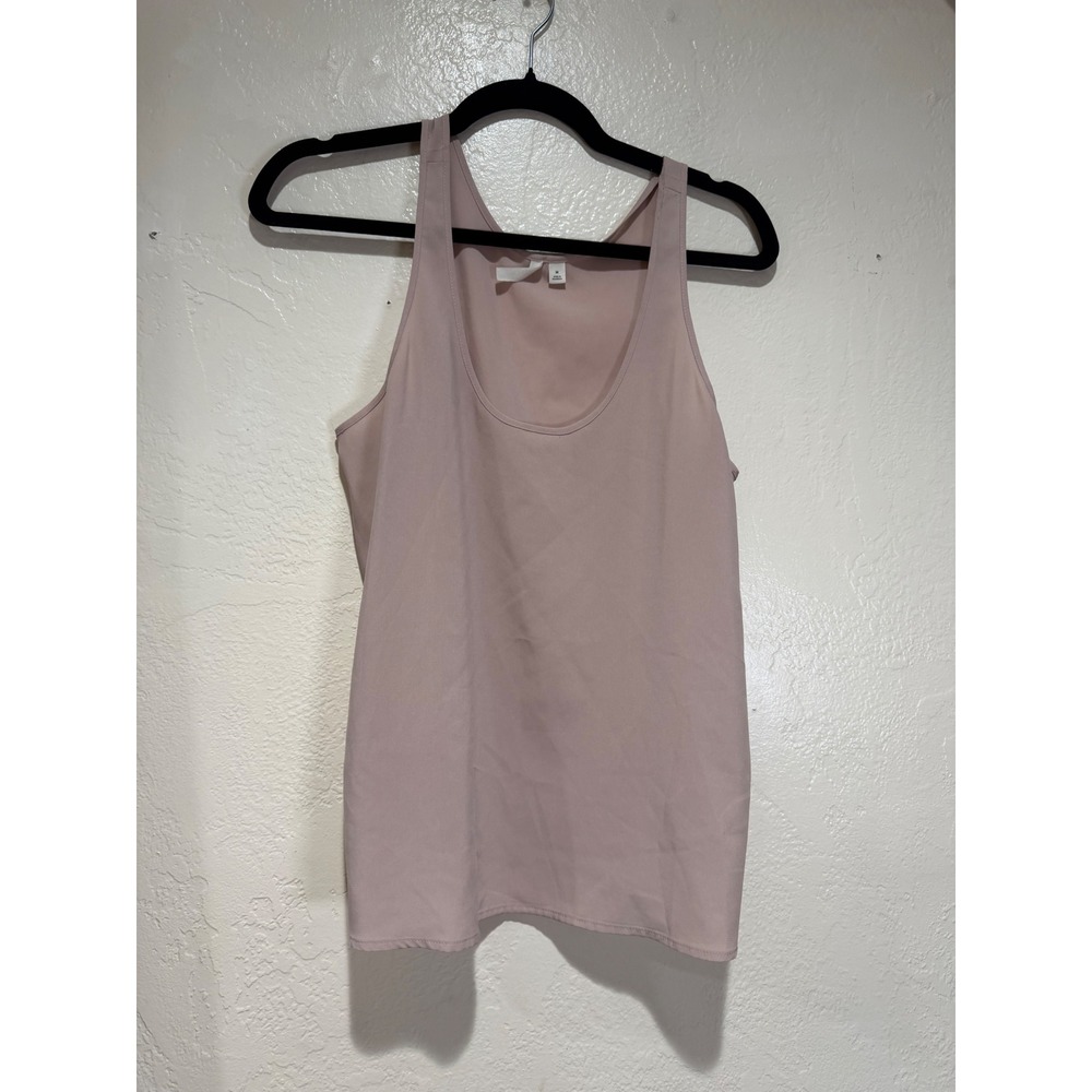 Frenchi Womens Mauve Pink Scoop Neck Sleeveless Tank Top Blouse Size M